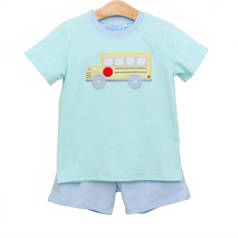 NEW TROTTER STREET KIDS boy's back to school set in bus